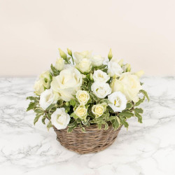 MARSEILLE BASKET OF FUNERAL FLOWERS COLOMBES
